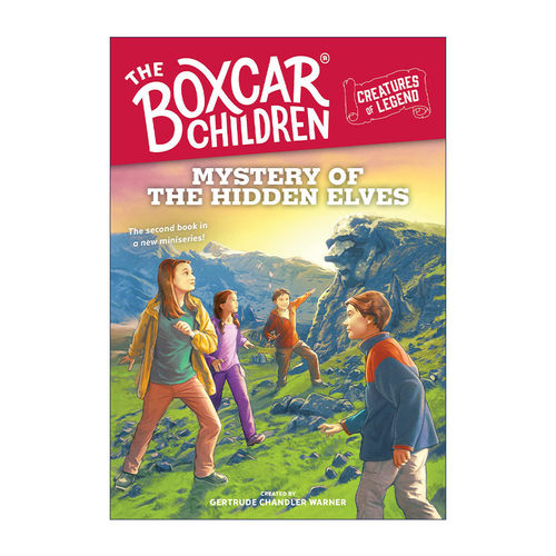 棚车少年  英文原版 Mystery of the Hidden Elves The Boxcar Children Creatures Legend Book 2 传说中的生物系列2 进口书籍