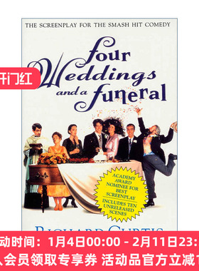 四个婚礼和一个葬礼  英文原版 Four Weddings and a Funeral 喜剧剧本 英文版 进口英语原版书籍
