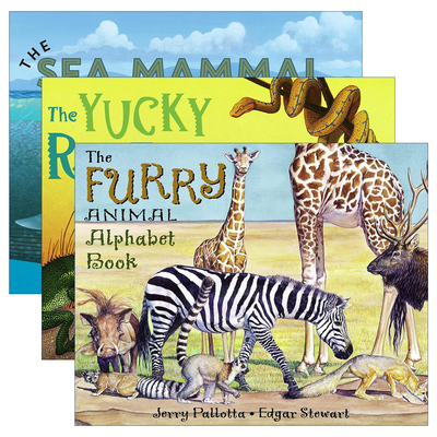 英文原版 Jerry Pallotta's Alphabet Books 动物汇编主题系列3册 儿童科普百科绘本 英文版 进口英语原版书籍