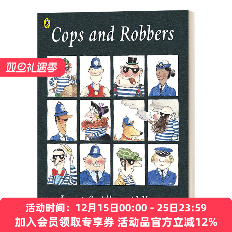 英文原版 Cops and Robbers 警察和劫匪 儿童图画书 Allan Ahlberg 英文版 进口英语原版书籍