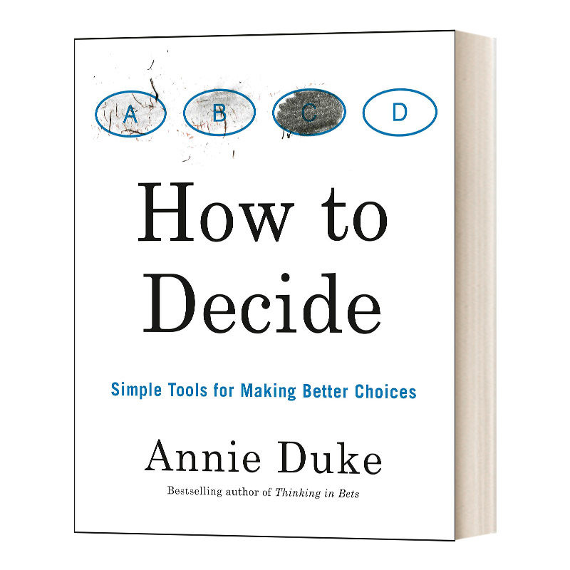 英文原版 How to Decide 如何做决定 英文版 进口英语原版书籍
