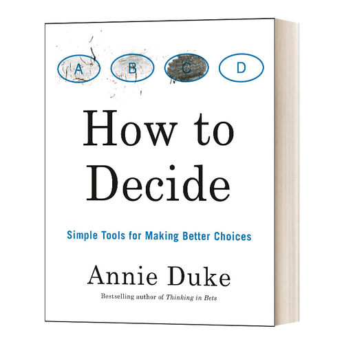 英文原版 How to Decide 如何做决定 英文版 进口英语原版书籍