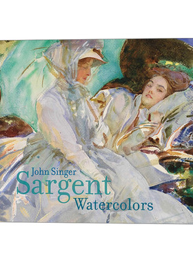 萨金特水彩画册 英文原版 John Singer Sargent Watercolors 精装艺术画册 豆瓣高分推荐 英文版 进口英语原版书籍