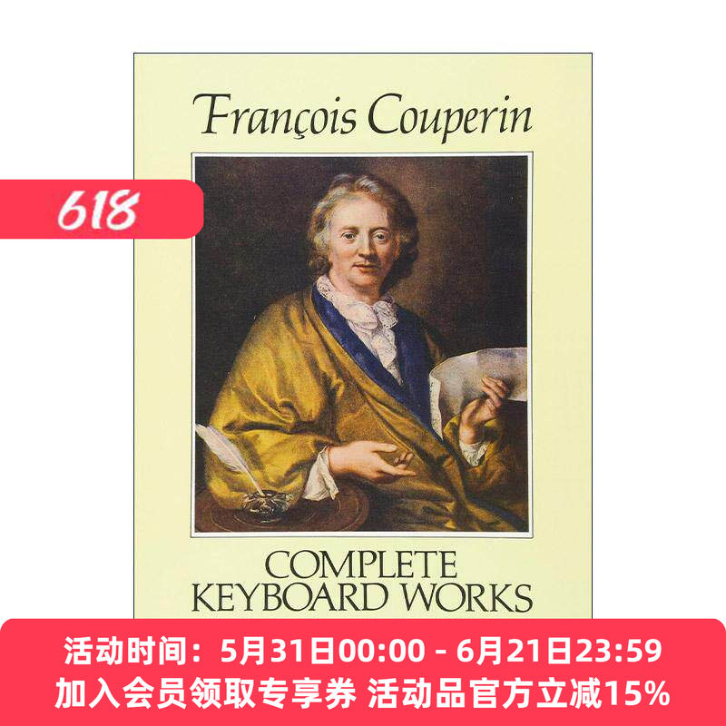 英文原版 Complete Keyboard Works Series One 弗朗索瓦&middot;库普兰完整键盘乐器音乐作品集 卷一 乐谱 英文版 进口英语原版书籍