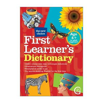 英文原版 First Learner's Dictionary 初级学习者词典 6岁以上青少年英语初学者词典 Geddes & Grosset 英文版 进口英语原版书籍
