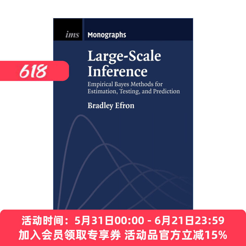 大规模统计推断 英文原版 Large-Scale Inference 数理统计学会专著系列 英文版 进口英语原版书籍