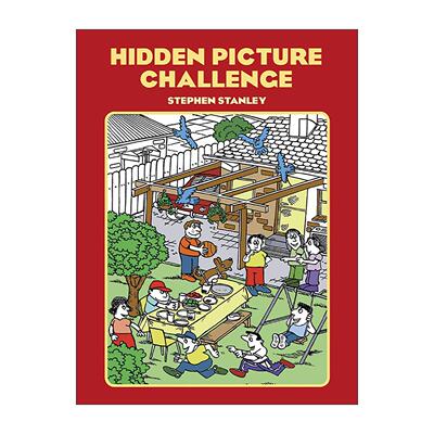 英文原版 Hidden Picture Challenge 隐藏图片挑战书 儿童益智游戏活动 锻炼观察力 英文版 进口英语原版书籍