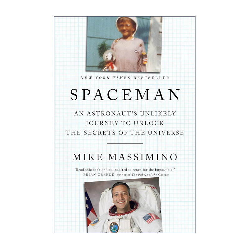 英文原版 Spaceman 打败NASA上太空 给所有人的失重人生指南 飞行员揭开宇宙奥秘的奇幻旅程 传记 Mike Massimino进口英语原版书籍