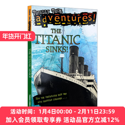泰坦尼克号沉没了 英文原版 The Titanic Sinks A Stepping Stone Book 英文版 进口英语原版书籍