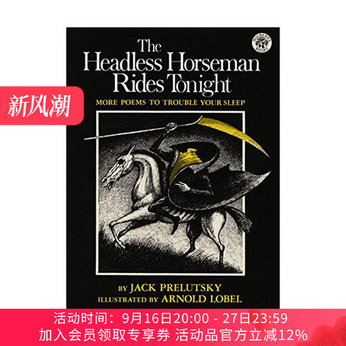 英文原版 The Headless Horseman Rides Tonight 无头骑士今夜骑行 诗歌 纽约时报插画图书 英文版 进口英语原版书籍