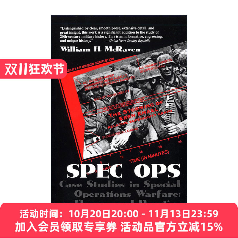 英文原版 Spec Ops 特种行动 特种作战案例研究 理论与实践 历史 William H. McRaven 英文版 进口英语原版书籍