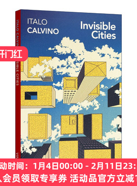 看不见的城市 卡尔维诺 英文原版小说 Invisible Cities 隐形城市意大利文学 Italo Calvino 英文版 进口英语原版书籍