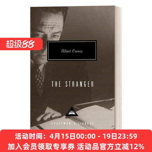 英文原版小说 The Stranger 局外人 Albert Camus加缪 诺贝尔文学奖得主代表作 人人图书馆当代经典系列 精装 英文版 进口英语