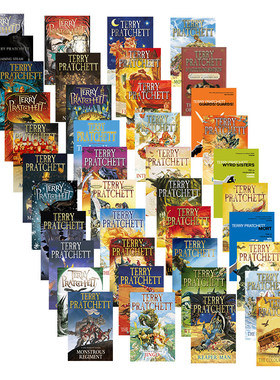 英文原版 Discworld Novel 碟形世界系列1-41 全集套装 畅销科幻小说 Terry Pratchett 英文版 进口英语原版书籍