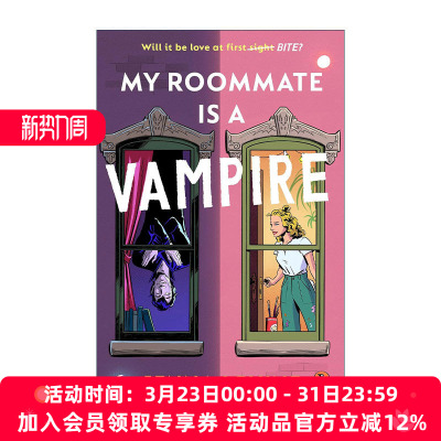 英文原版 My Roommate is a Vampire 我的室友是个吸血鬼 Jenna Levine畅销爱情喜剧 英文版 进口英语原版书籍