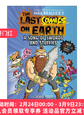 英文原版 The Last Comics on Earth A Song of Swords and Stuffies 地球上*后的漫画3 全彩漫画 地球上*后的孩子系列番外故事