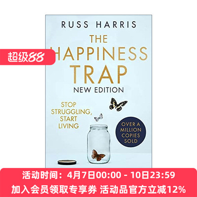 英文原版 The Happiness Trap 幸福的陷阱 第二版 路斯·哈里斯 Russ Harris 英文版 进口英语原版书籍