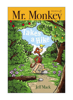 英文原版 Mr. Monkey Takes a Hike 猴子先生去徒步 精装绘本 小比尔马丁图书奖得主杰夫·麦克 英文版 进口英语原版书籍