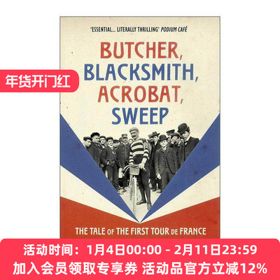 英文原版 Butcher Blacksmith Acrobat Sweep 屠夫铁匠杂技员清洁工 环法自行车赛的故事 英文版 进口英语原版书籍