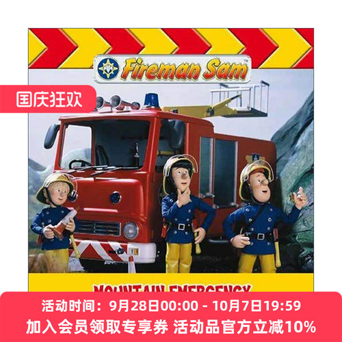 英文原版 消防员山姆绘本 山地紧急情况 Fireman Sam Mountain Emergency 纸板书 英国儿童动画片 英文版 进口英语原版书籍