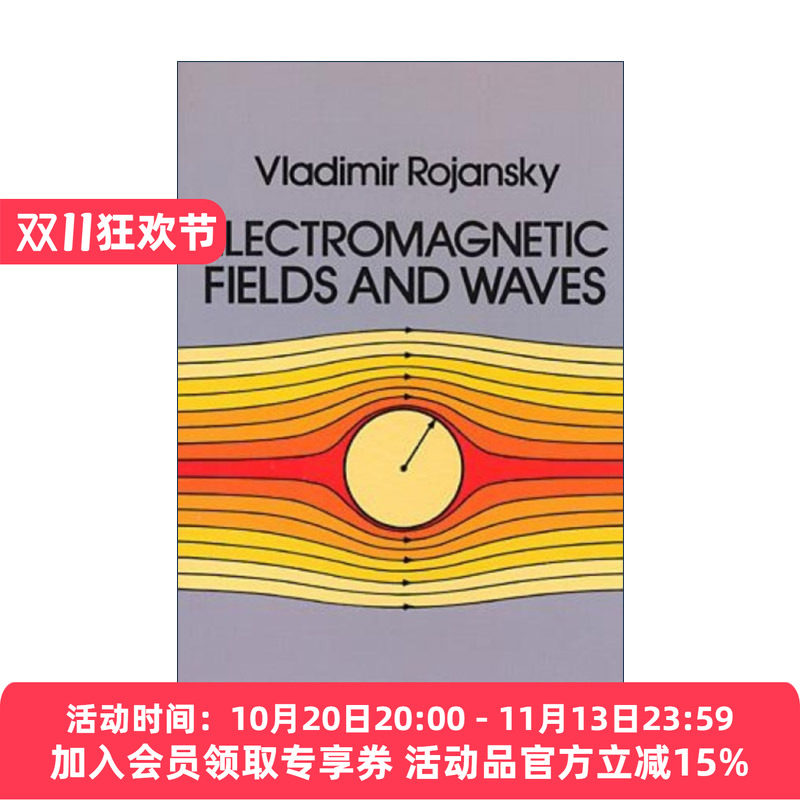 英文原版 Electromagnetic Fields and Waves 电磁场与电磁波 物理学 Vladimir Rojansky 英文版 进口英语原版书籍