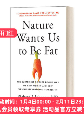 英文原版 Nature Wants Us To Be Fat 大自然希望我们变胖 精装 英文版 进口英语原版书籍