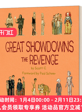 华研原版 英文原版 Great Showdowns The Revenge Scott Campbell的异想电影插画 复仇 英文版 进口英语原版书籍