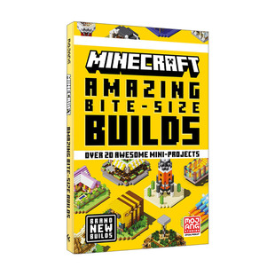Bite 书籍 进口英语原版 迷你建筑指南 Minecraft Amazing 新版 Builds Size 英文版 英文原版 我 精装 世界