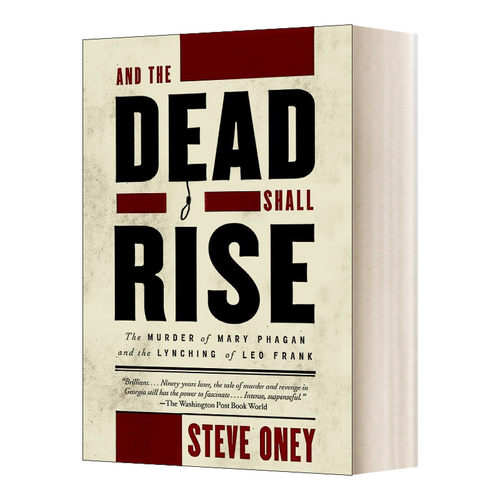 英文原版 And the Dead Shall Rise 死者将复活 玛丽·费根谋杀案和里奥·弗兰克私刑 英文版 进口英语原版书籍