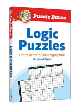 英文原版 Puzzle Baron's Logic Puzzles 巴伦逻辑谜题 益智游戏 英文版 进口英语原版书籍