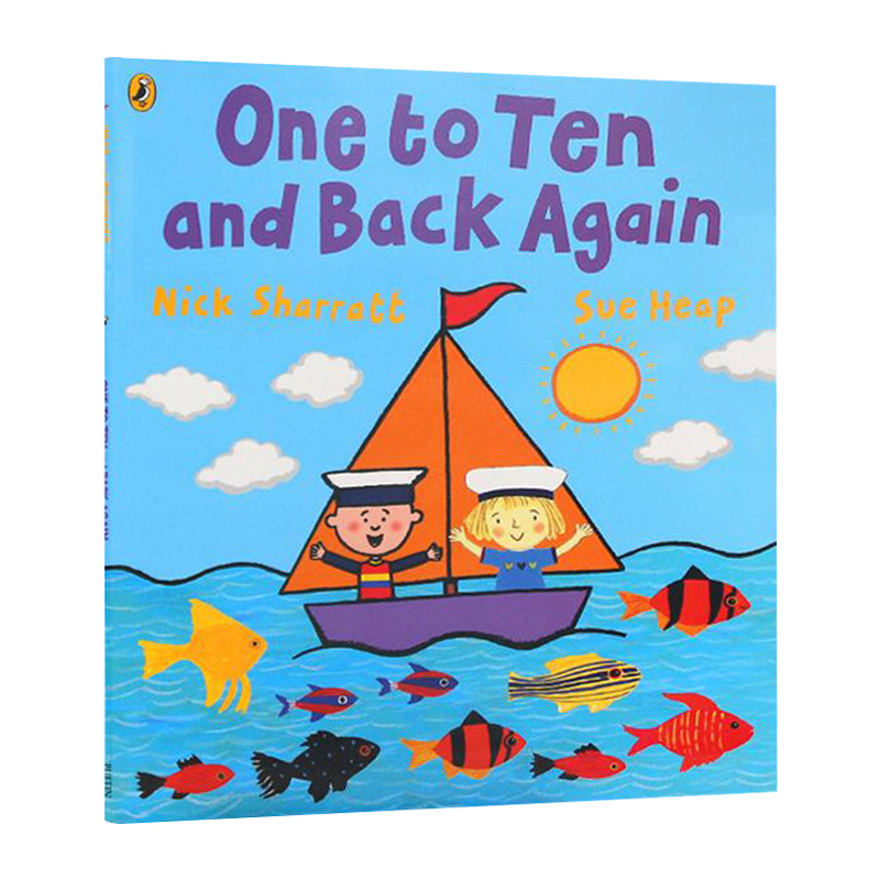 英文原版绘本 One to Ten and Back Again 1到10 数一数 儿童英语启蒙图画书 平装大开本 英文版 进口英语原版书籍
