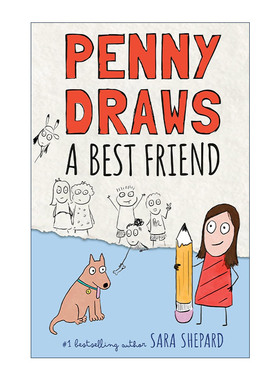 英文原版 Penny Draws a Best Friend 佩妮画了个好朋友 儿童小说 精装 谎言游戏作者Sara Shepard 英文版 进口英语原版书籍