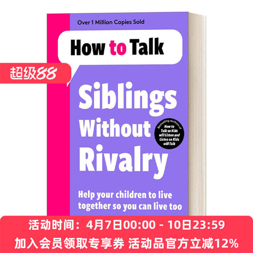 如何说孩子才能和平相处 英文原版 How to Talk Siblings Without Rivalry 英文版 进口英语原版书籍