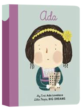 小女孩大梦想纸板书奥古斯塔阿达金英文原版 Little People Big Dreams Ada Lovelace 小人物大梦想之小女孩传记儿童英语启蒙