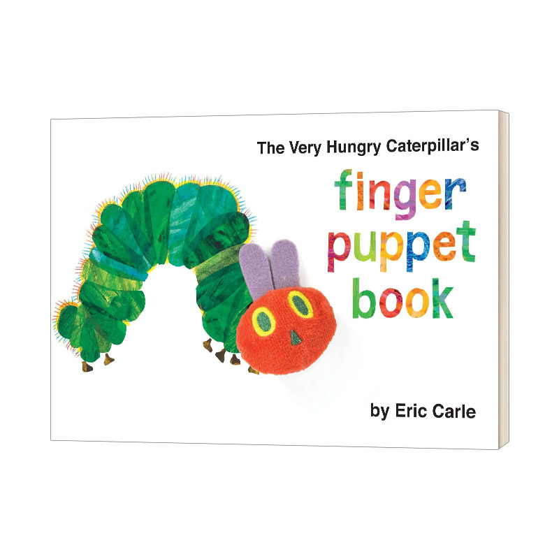 英文原版 The Very Hungry Caterpillar's Finger Puppet Book 艾瑞卡尔 毛毛虫手偶书 英文版 进口英语原版书籍