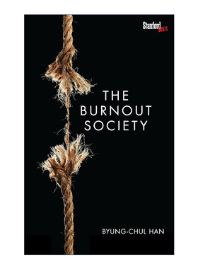 英文原版 The Burnout Society 倦怠社会 韩炳哲 英文版 进口英语原版书籍