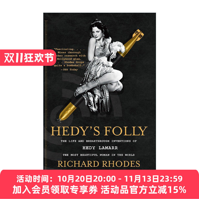 英文原版 Hedy's Folly 海蒂·拉玛传 WIFI之母 普利策奖得主Richard Rhodes 英文版 进口英语原版书籍