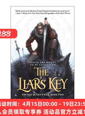 英文原版 The Liar's Key The Red Queen's War 02 红皇后之战系列2 骗子的钥匙 奇幻冒险小说 Mark Lawrence 进口英语原版书籍