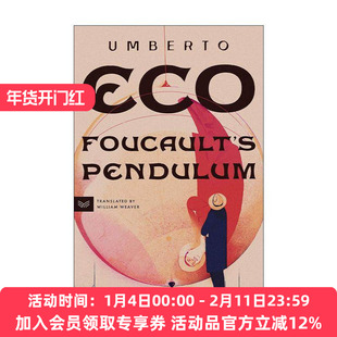 英文原版 Foucault's Pendulum 傅科摆 安伯托·艾柯 英文版 进口英语原版书籍