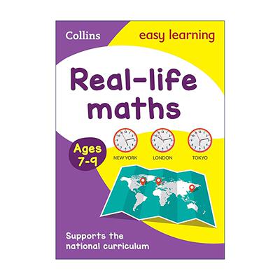 英文原版 Collins Easy Learning Real-Life Maths Ages 7-9 柯林斯儿童数学教材教辅 生活中的数学 英文版 进口英语原版书籍