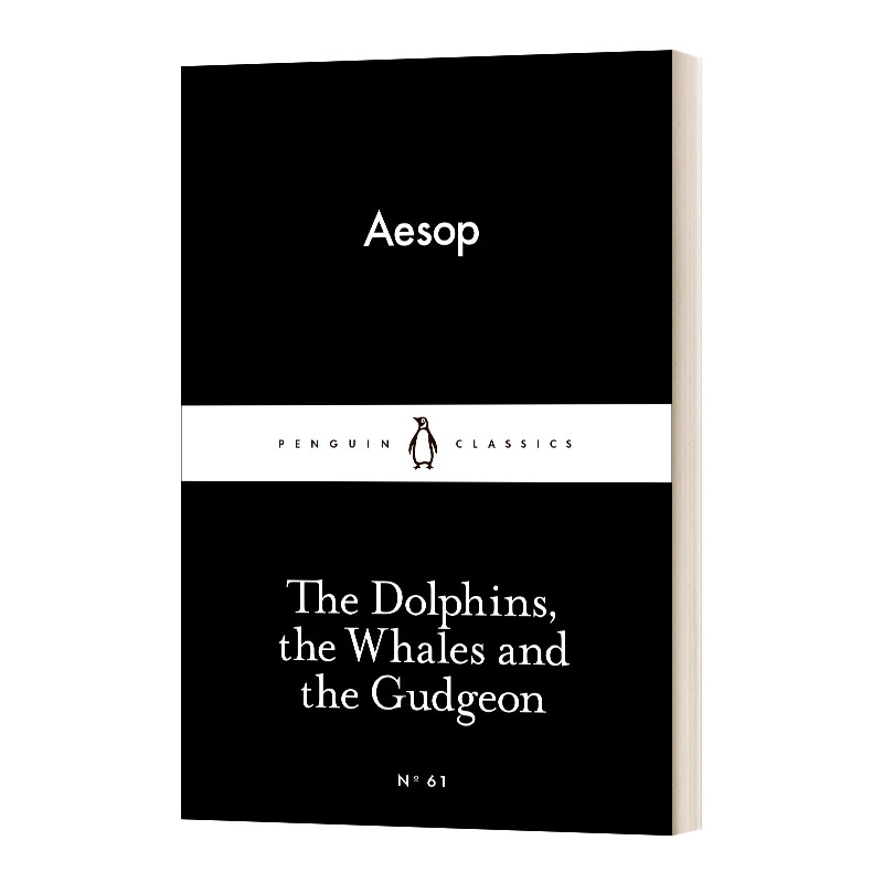 英文原版 The Dolphins  the Whales and the Gudgeon 海豚 鲸鱼和格杰恩 伊索寓言 英文版 进口英语原版书籍