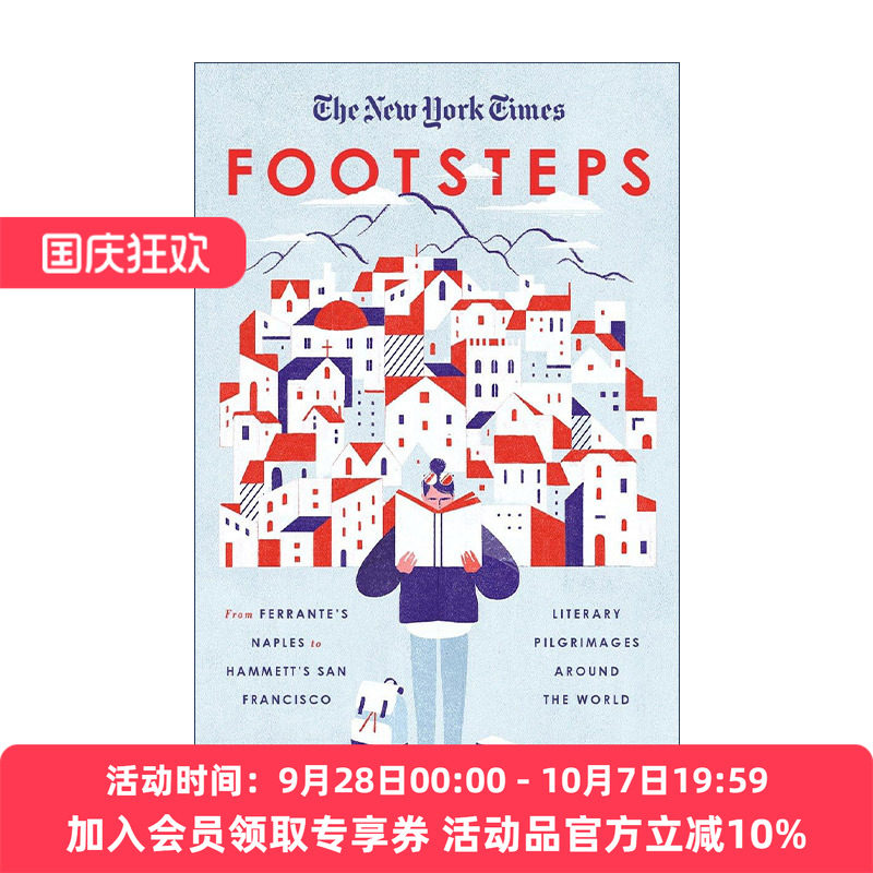 英文原版 New York Times Footsteps 文学履途 漫游在伟大故事诞生之地 英文版 进口英语原版书籍