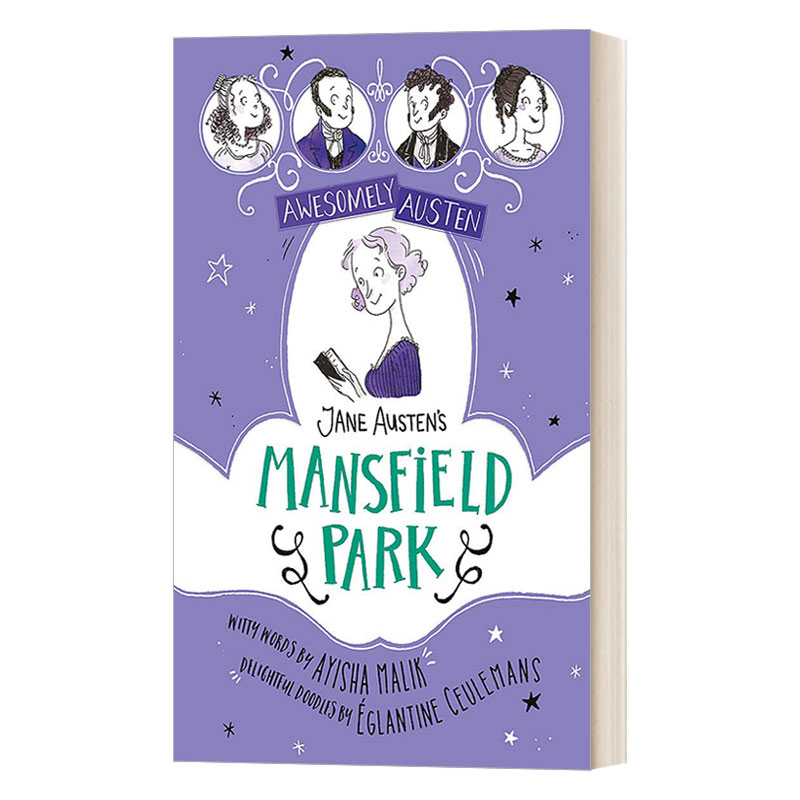 英文原版 Awesomely Austen Illustrated and Retold Jane Austen's Mansfield Park曼斯菲尔德庄园 简·奥斯汀 儿童插图版 英文版