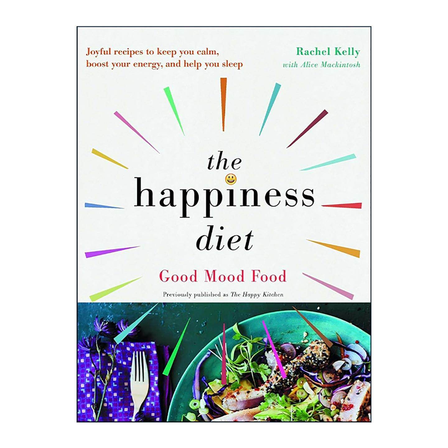 英文原版 The Happiness Diet 好心情饮食 附情绪饮食日记模板 两周可看到睡眠 精力与焦虑评分的可量化变化 进口英语原版书籍