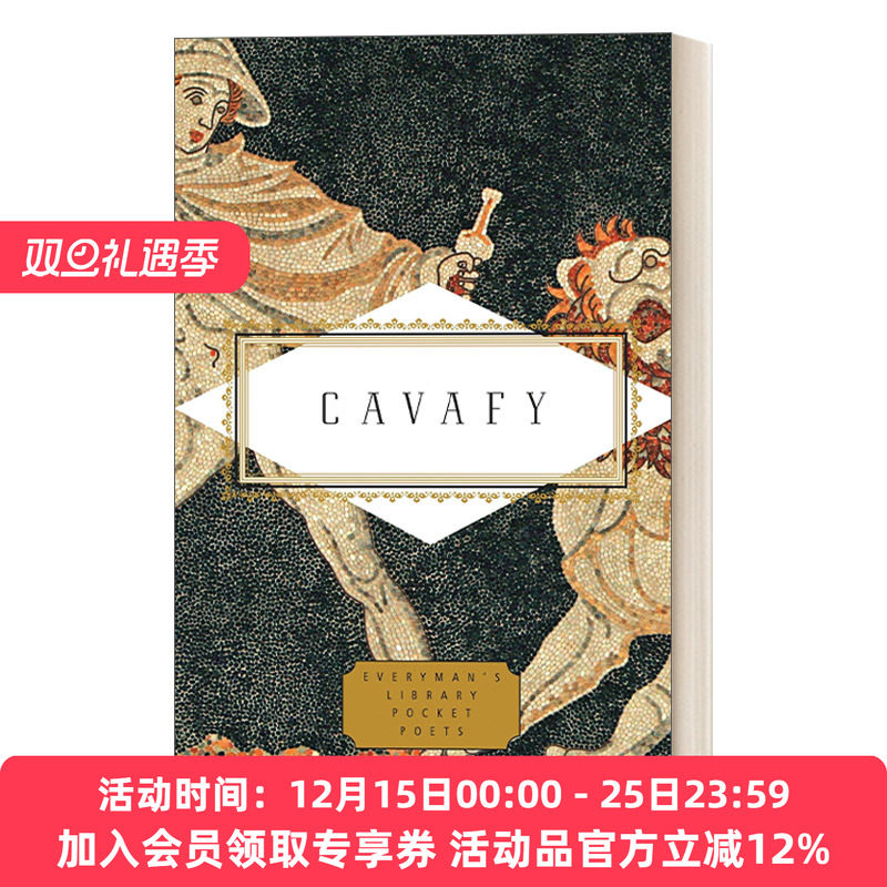希腊现代诗人卡瓦菲斯诗选 英文原版 Cavafy Poems Everyman's Library Pocket Poets Series 人人图书馆精装收藏版 进口英语书籍