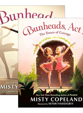 英文原版 Bunheads 心舞2册 儿童精装绘本 英文版 进口英语原版书籍