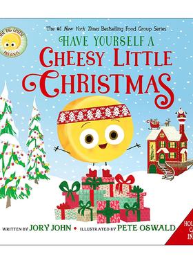 英文原版 The Big Cheese Presents Have Yourself a Cheesy Little Christmas 大芝士节日版 含15张节日卡 圣诞节 精装绘本英文版
