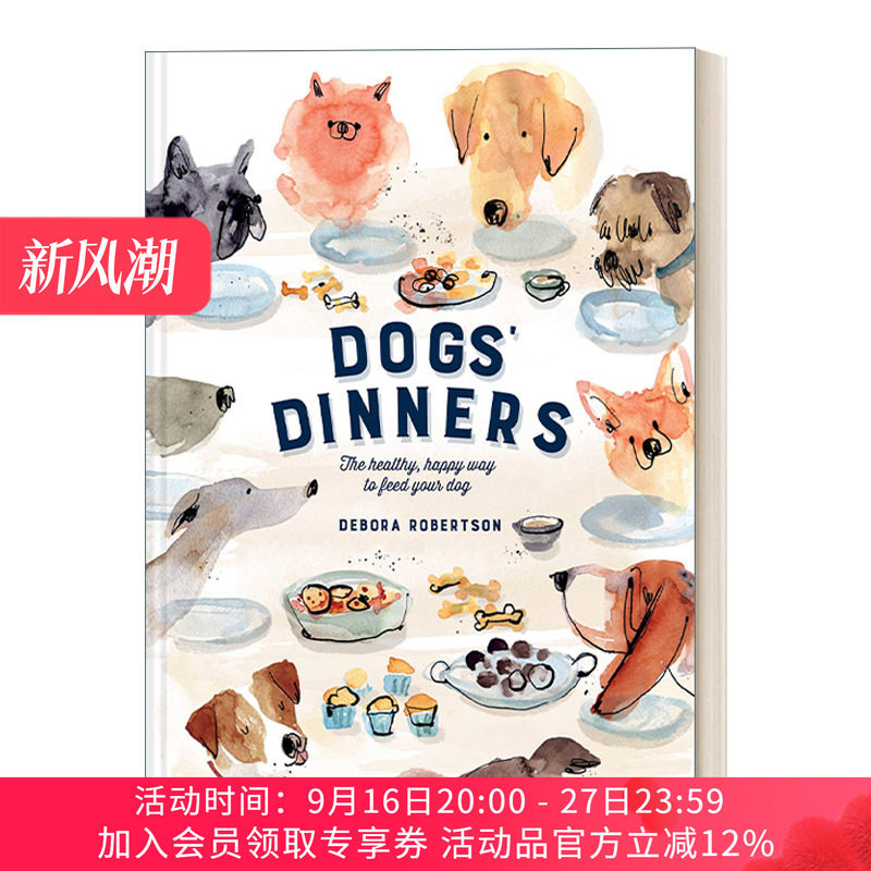 英文原版 Dogs' Dinners 狗狗食谱 50道宠物健康食谱 精装 英文版 进口英语原版书籍