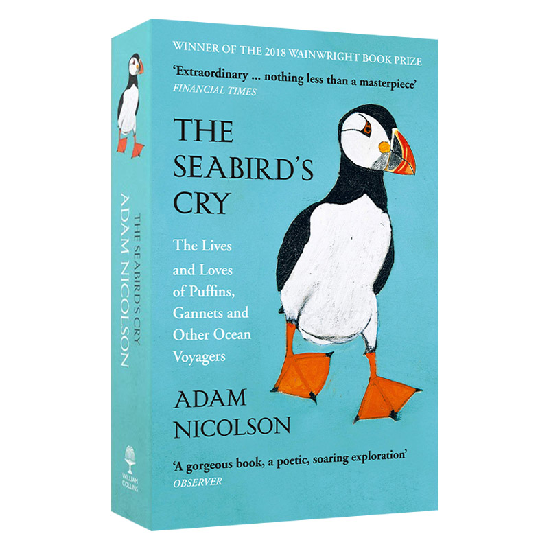 英文原版小说 The Seabird's Cry The Lives and Loves of Puffins 海鸟的哭泣人们 看不到的鸟类爱情与生活 英文版 进口英语书籍 书籍/杂志/报纸 文学小说类原版书 原图主图