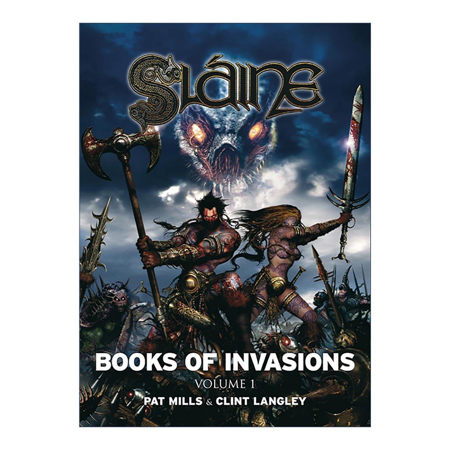 英文原版 Slaine Books of Invasions  Volume 1 斯林 有角之神 摩洛克与戈拉姆 漫画卷一 英文版 进口英语原版书籍
